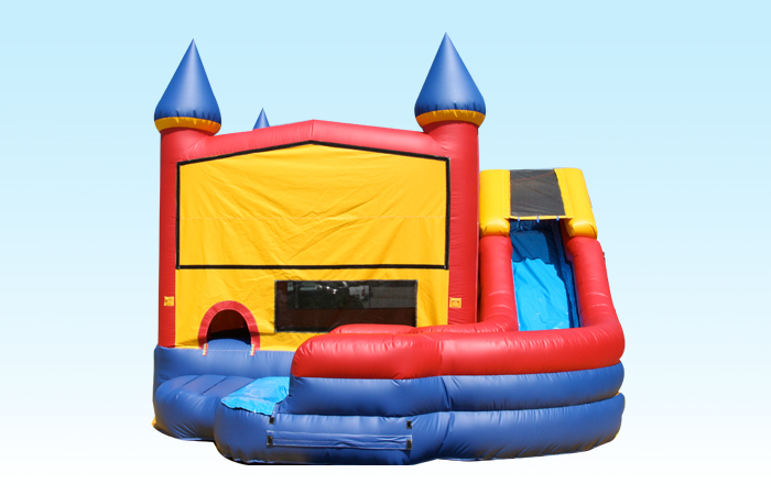 Bounce house and water slide combo