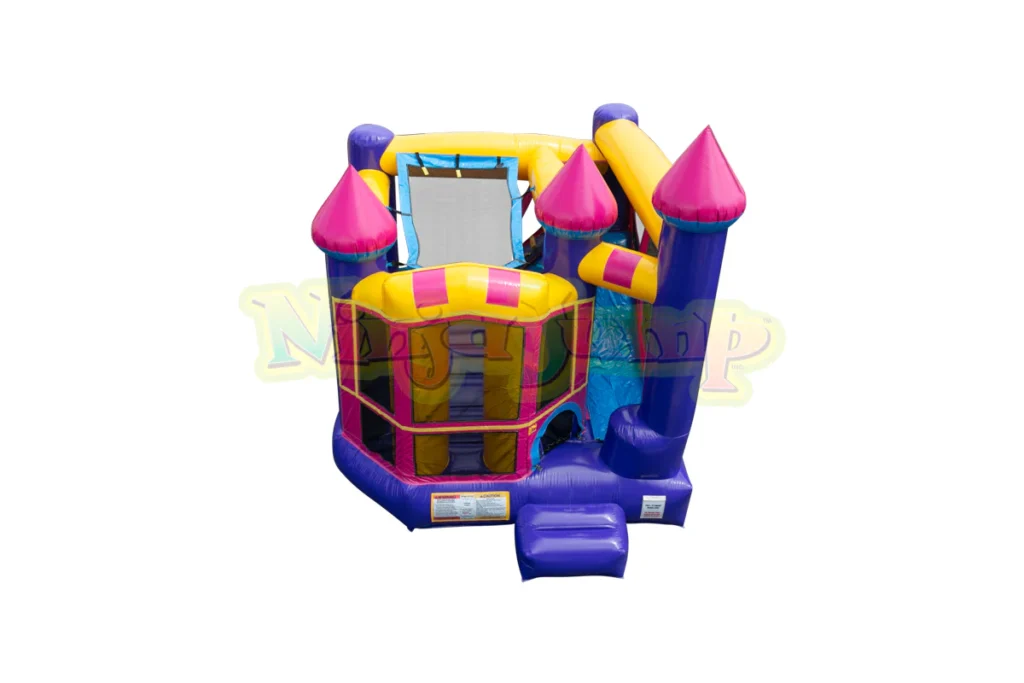 Pink Castle bounce house for rent in oc