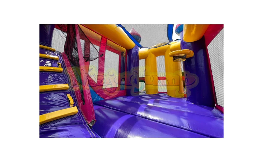 Pink Castle bounce house for rent in oc